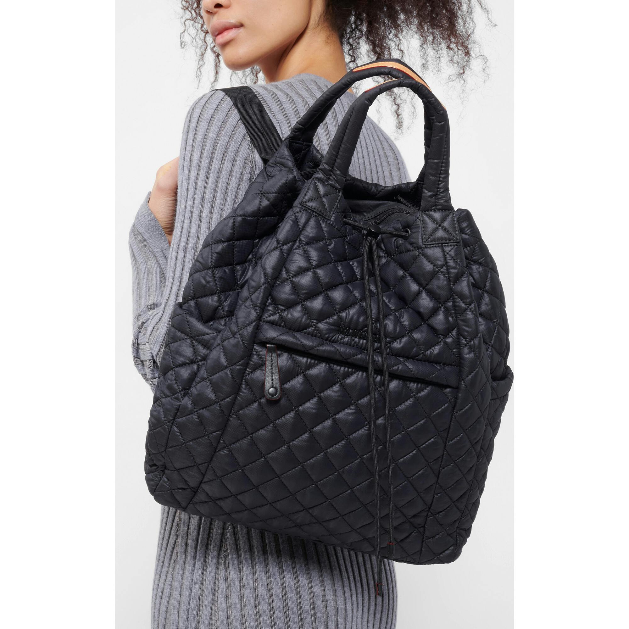 Black Metro Convertible Backpack