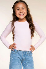 Ultra-Soft Ribbed Long Sleeve Fitted Tee