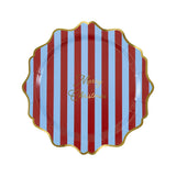 Striped Merry Christmas Side Plates