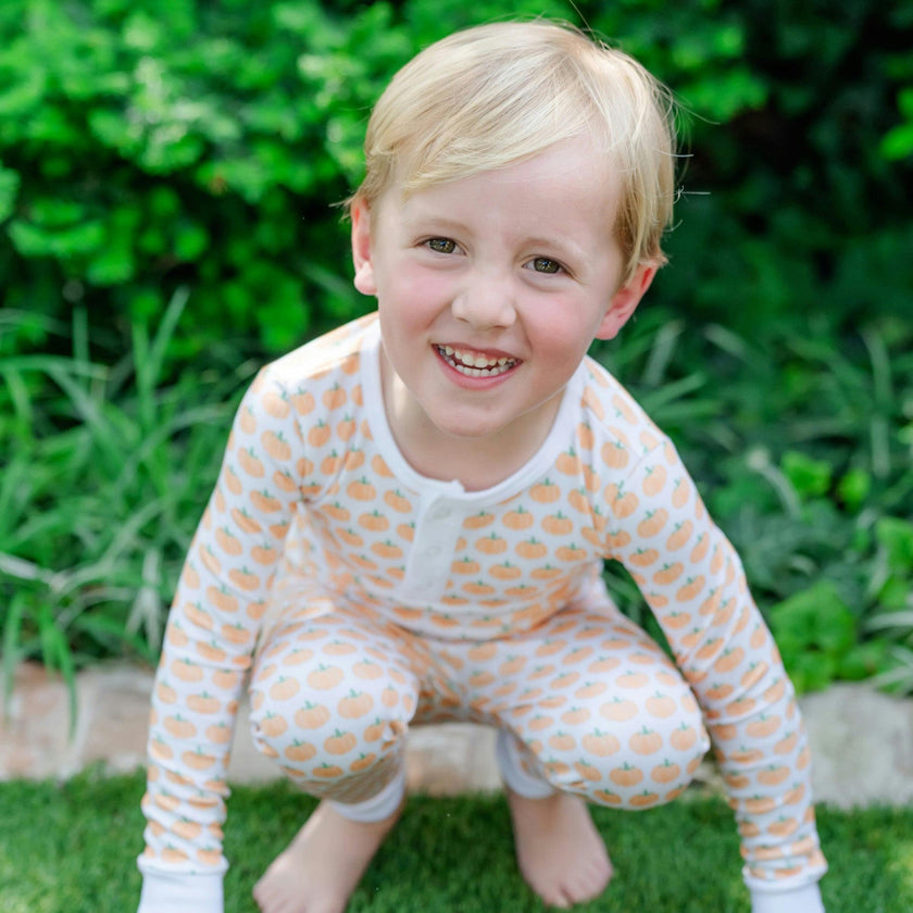 Jack Boys' Pajama Pant Set - Harvest Pumpkin