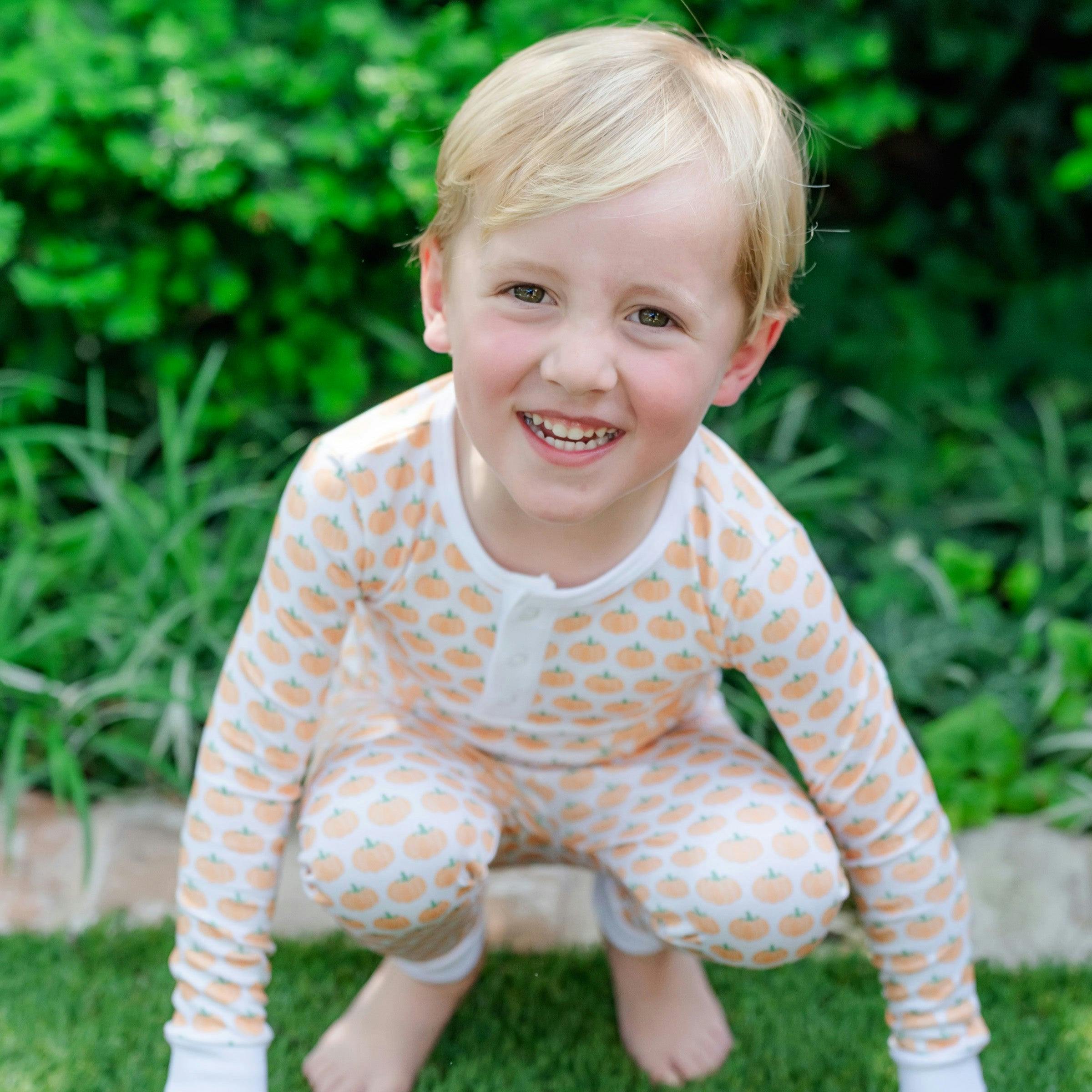 Jack Boys' Pajama Pant Set - Harvest Pumpkin
