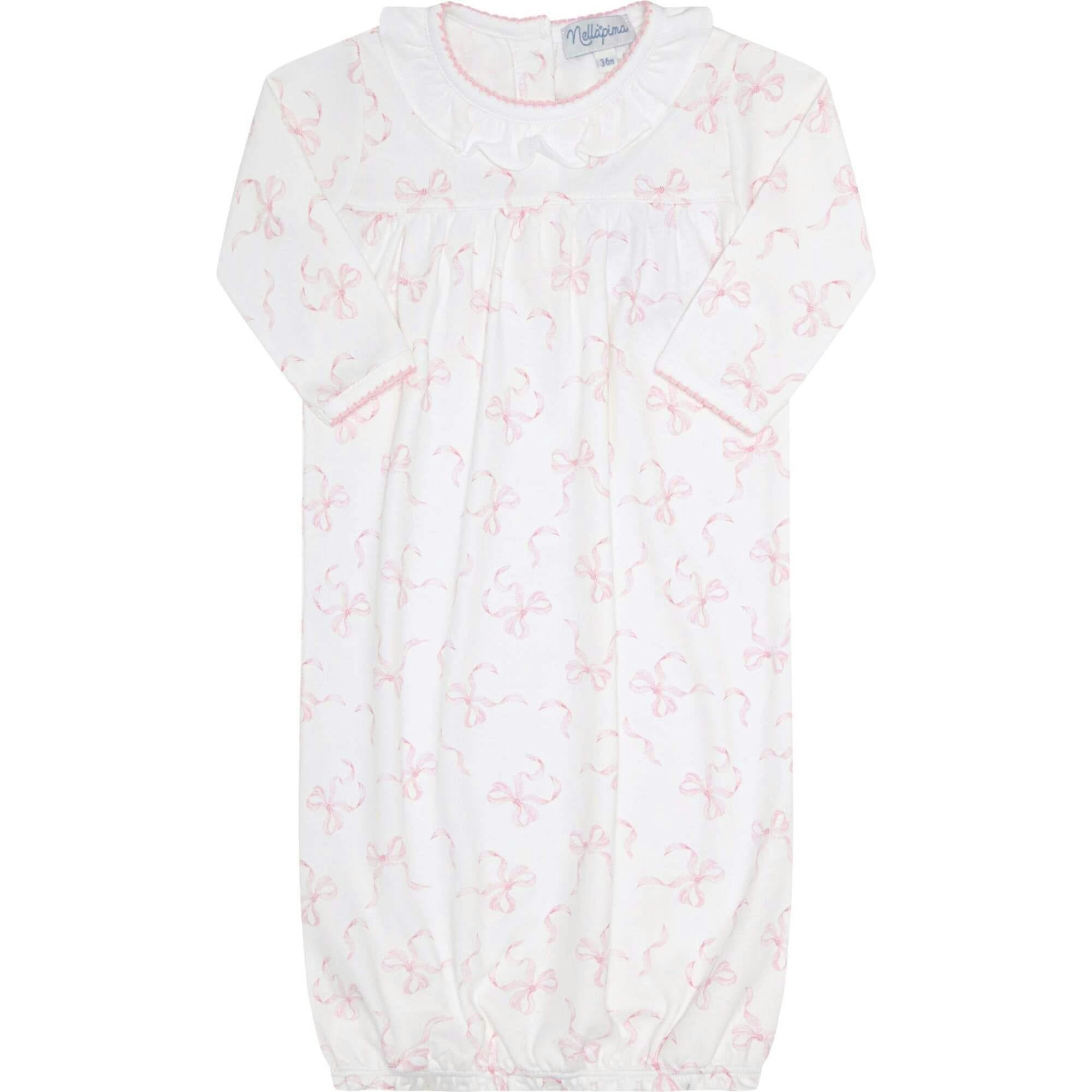 Charming Bows Print Gown