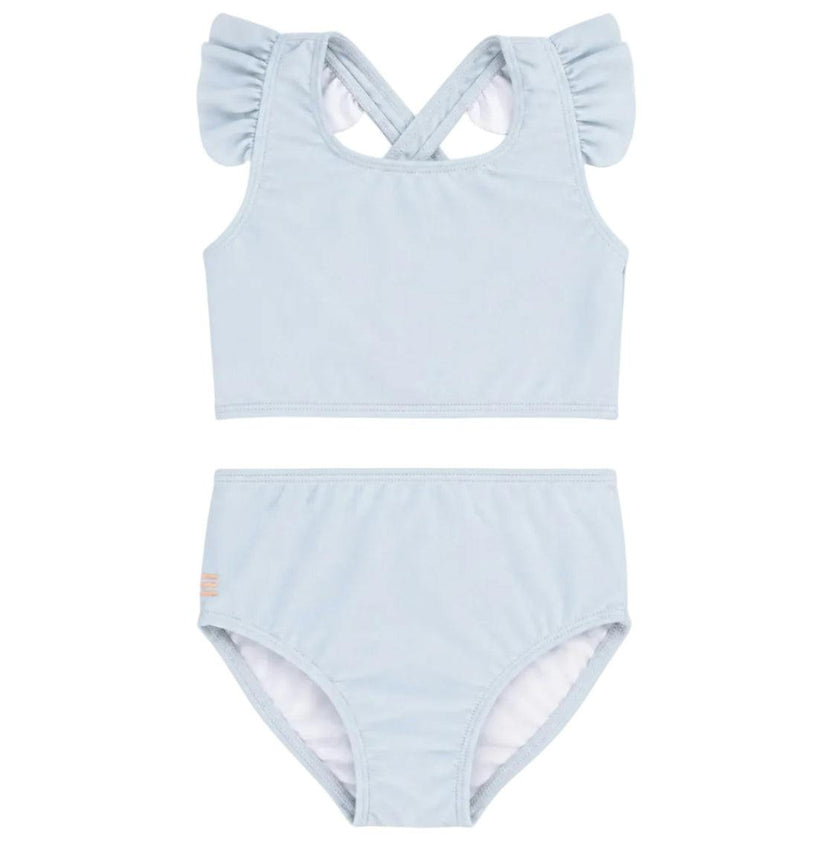 girls luna ruffle two piece swimsuit