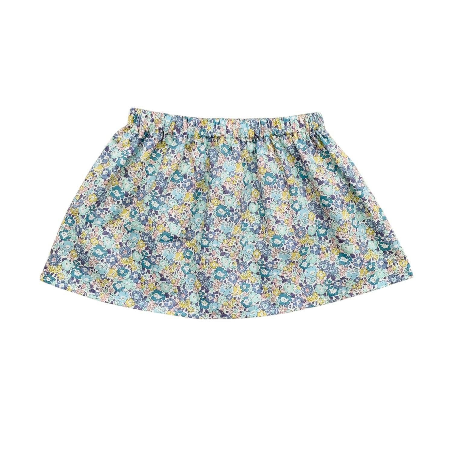 Liberty of London Childrens Elasticated Skirt - Michelle Purple