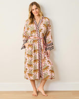 Bagheera - Eco Satin Robe - Blush