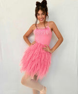 Pink Diamonds and Pearls Dress Pink