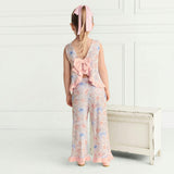 Agatha Ruffled Bow Back Tank Pant Set