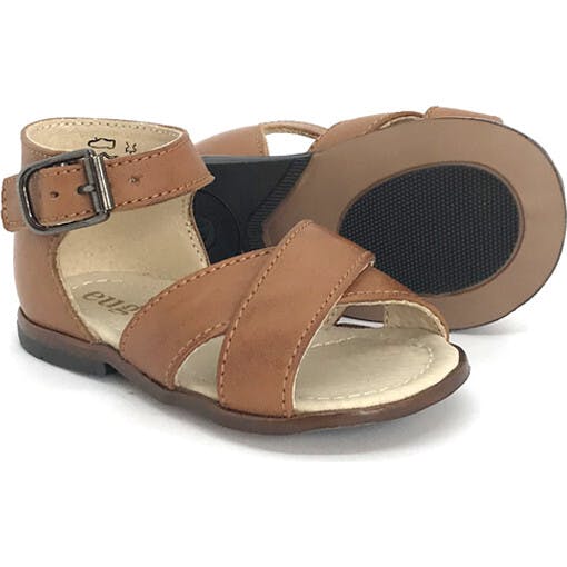 Athina Ankle Strap Sandal, Brown