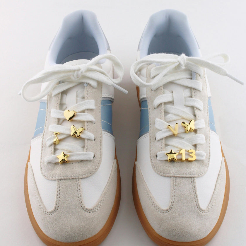 Gold Emoji Sneaker Charms