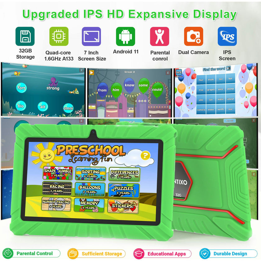 Contixo V8 32GB 7"" Kids Contixo Academy Tablet