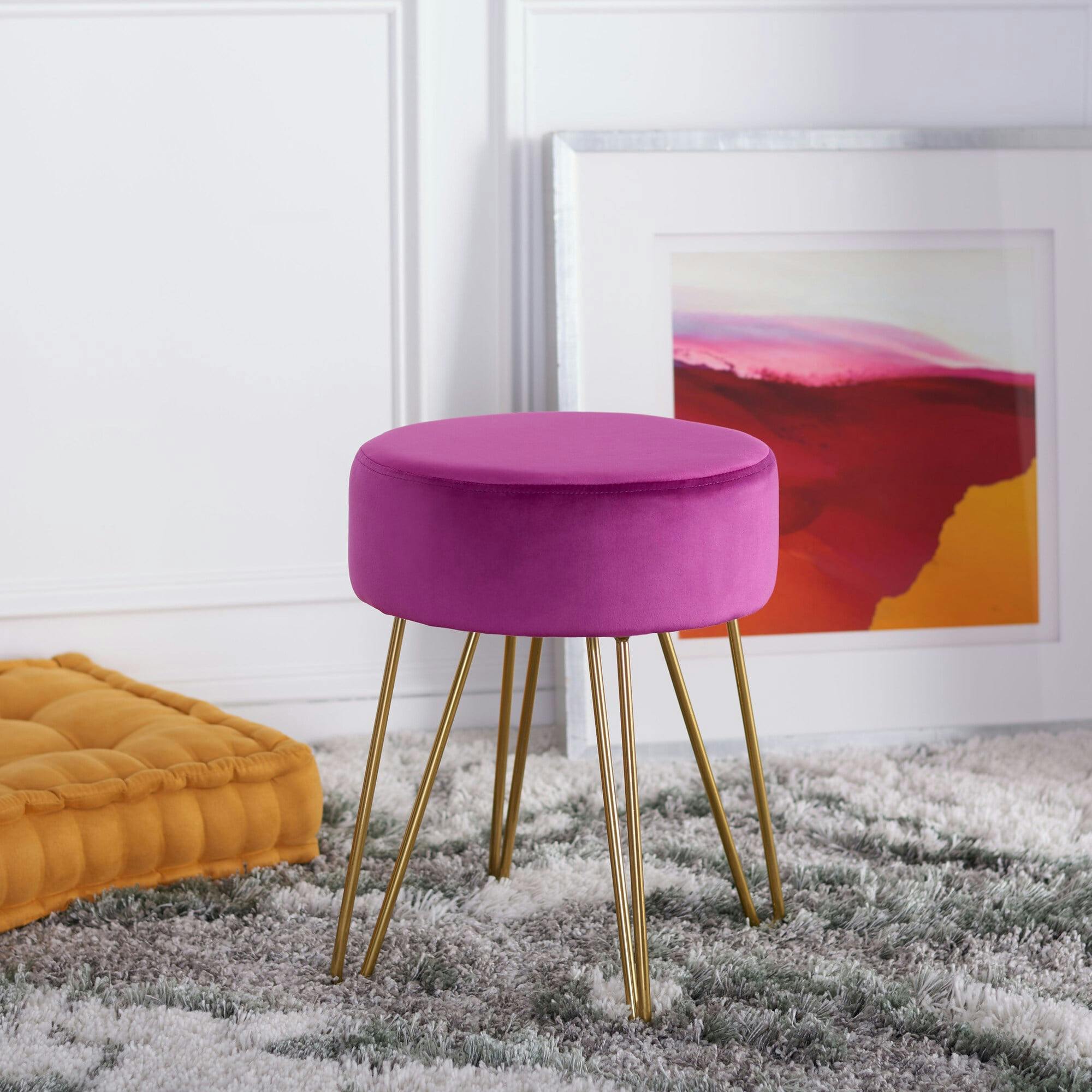 Abrea Round Ottoman