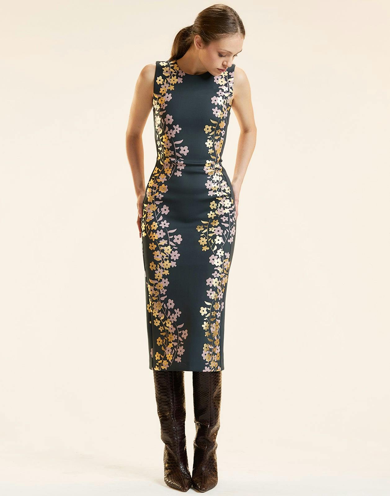 Sleeveless Bonded Dress