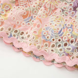 Alanna Frill Embroidered Maxi Dress