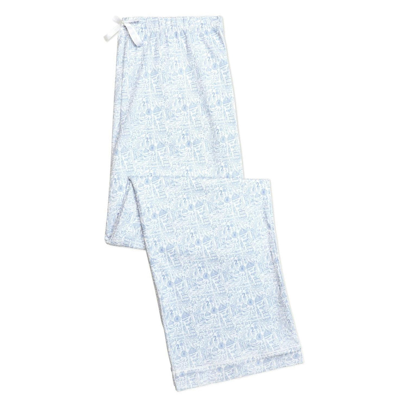Chicago Women's Button Front Long Pajama Set