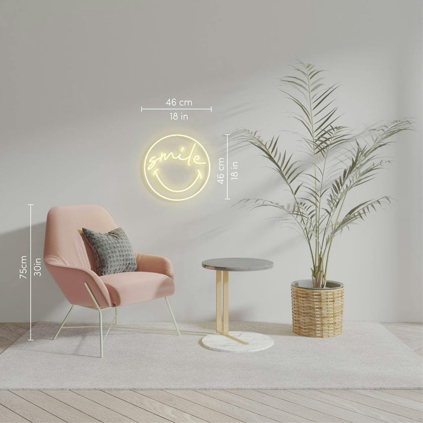 Smile Smiley by Smiley®, LED neon sign