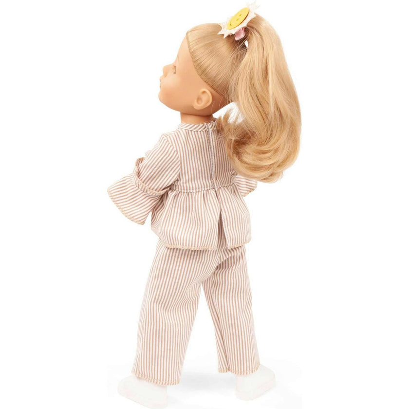 Little Kidz Lotta Doll 14" Multi-Jointed Standing Doll with Long Blonde Hair to Wash and Style