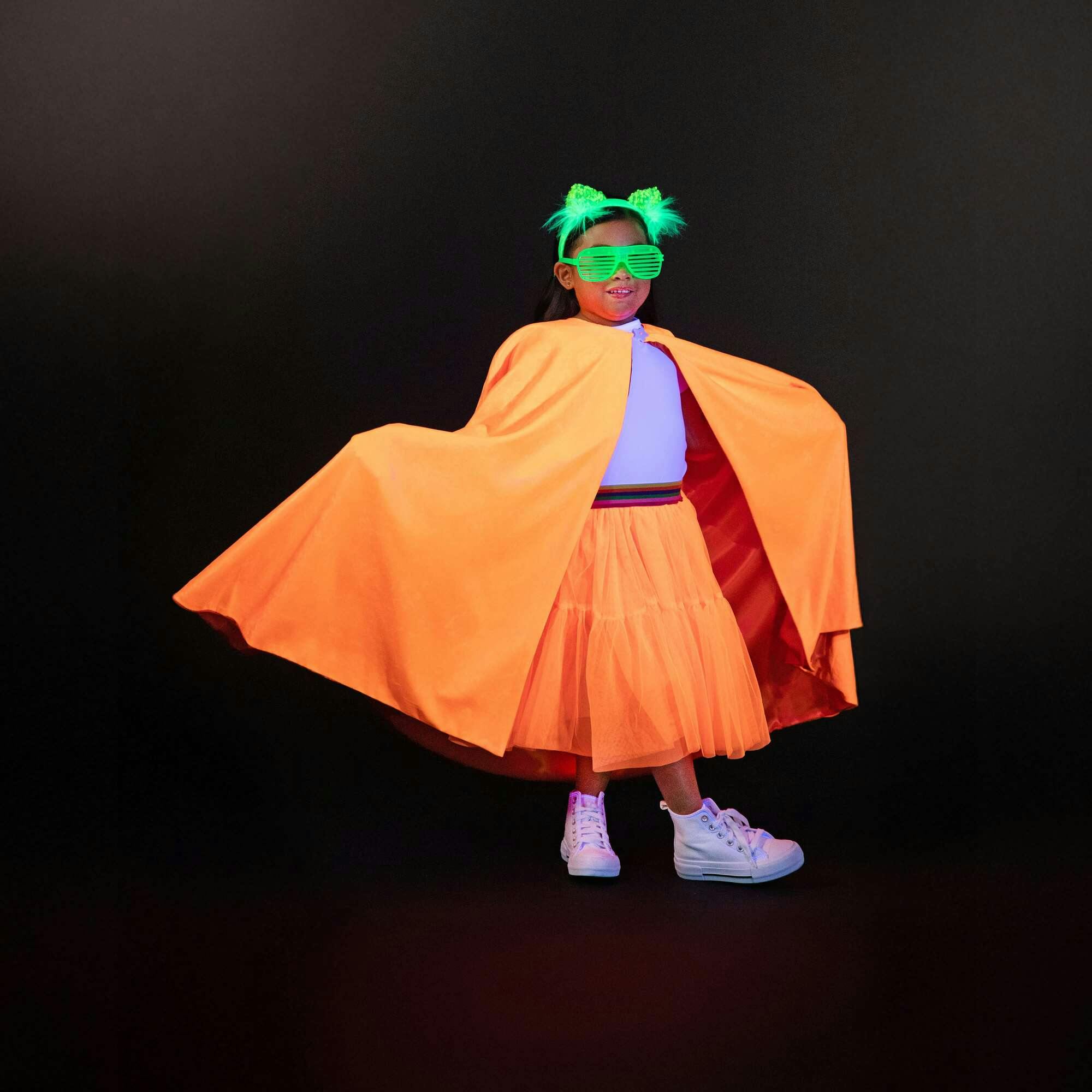 Jr Star Green Glow Cape