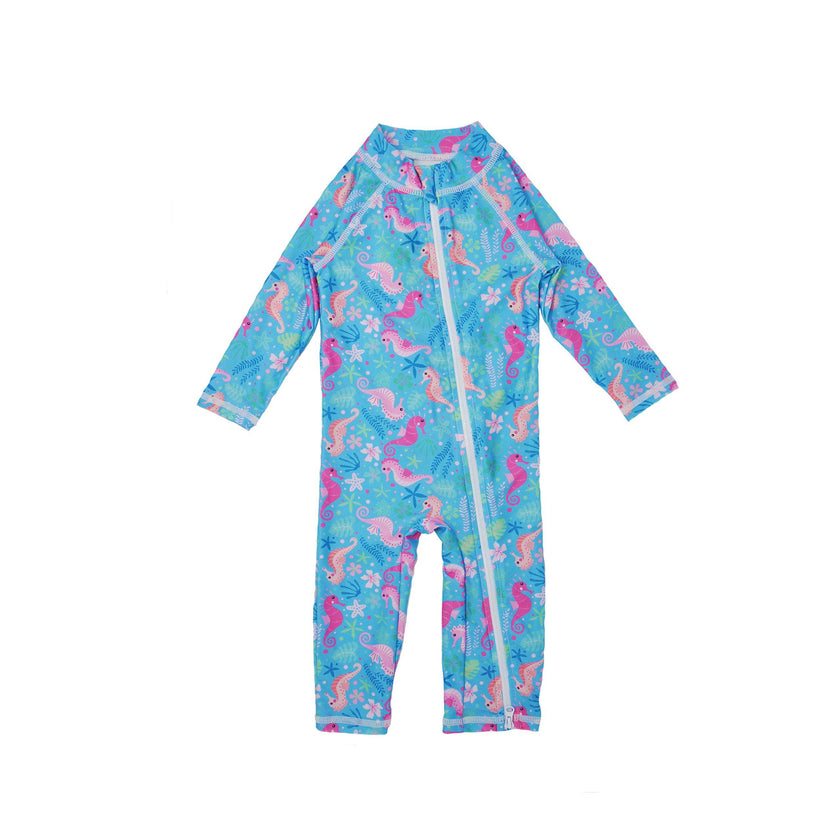 UPF 50+ Long Surf Swimsuit - Two Way Zipper