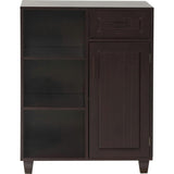 Catalina Wooden Floor Cabinet with Storage Drawer