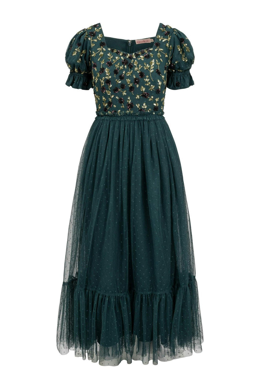 Adara Dress in Green