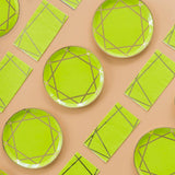 Chartreuse Enchanté Dinner Plates