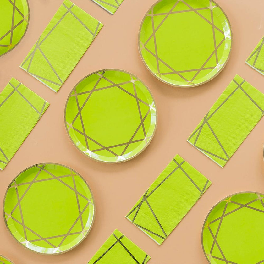 Chartreuse Enchanté Dinner Plates