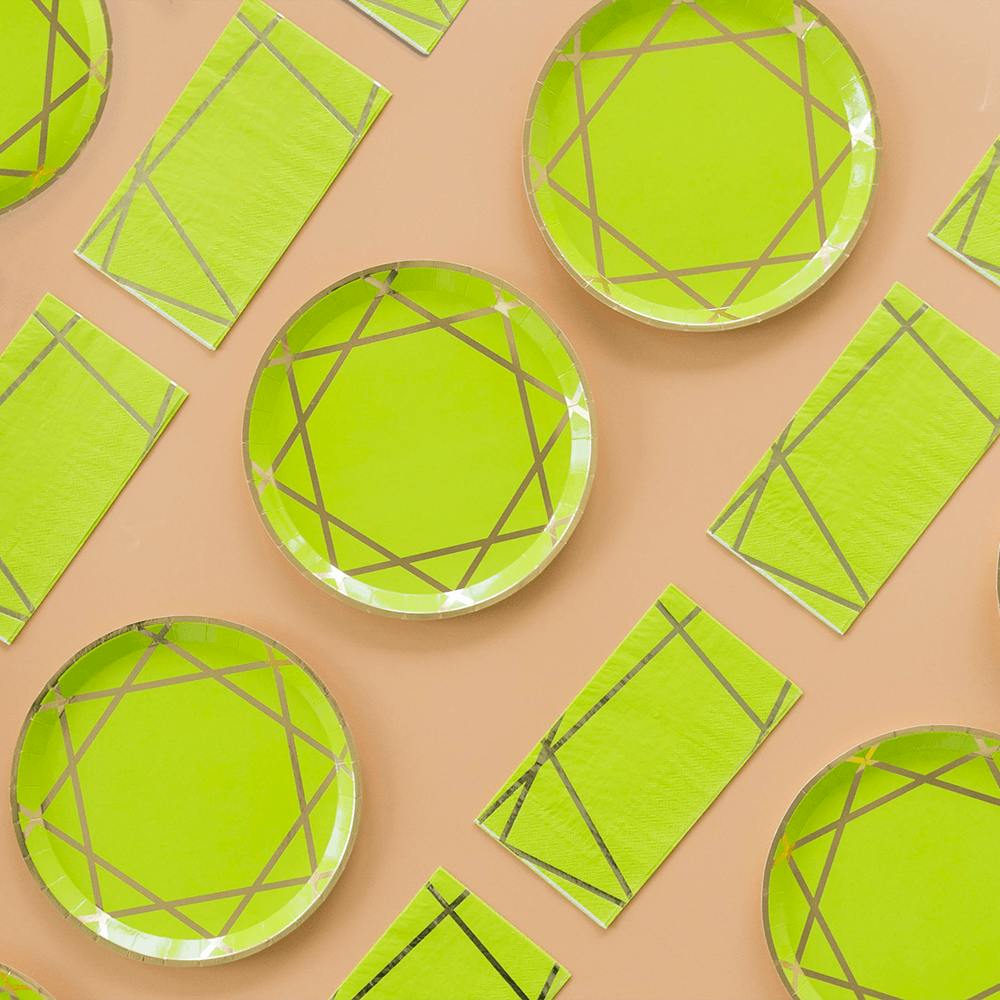 Chartreuse Enchanté Dinner Plates