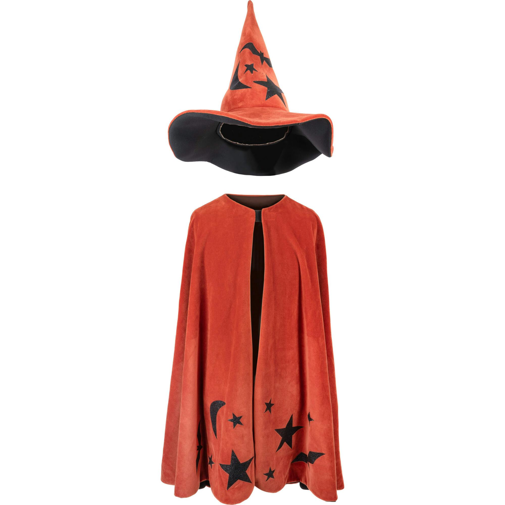 Autumn Embers Wizard Cape and Hat