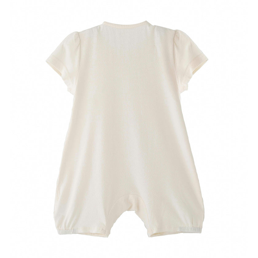 Cream Lace Collar Romper