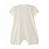Cream Lace Collar Romper