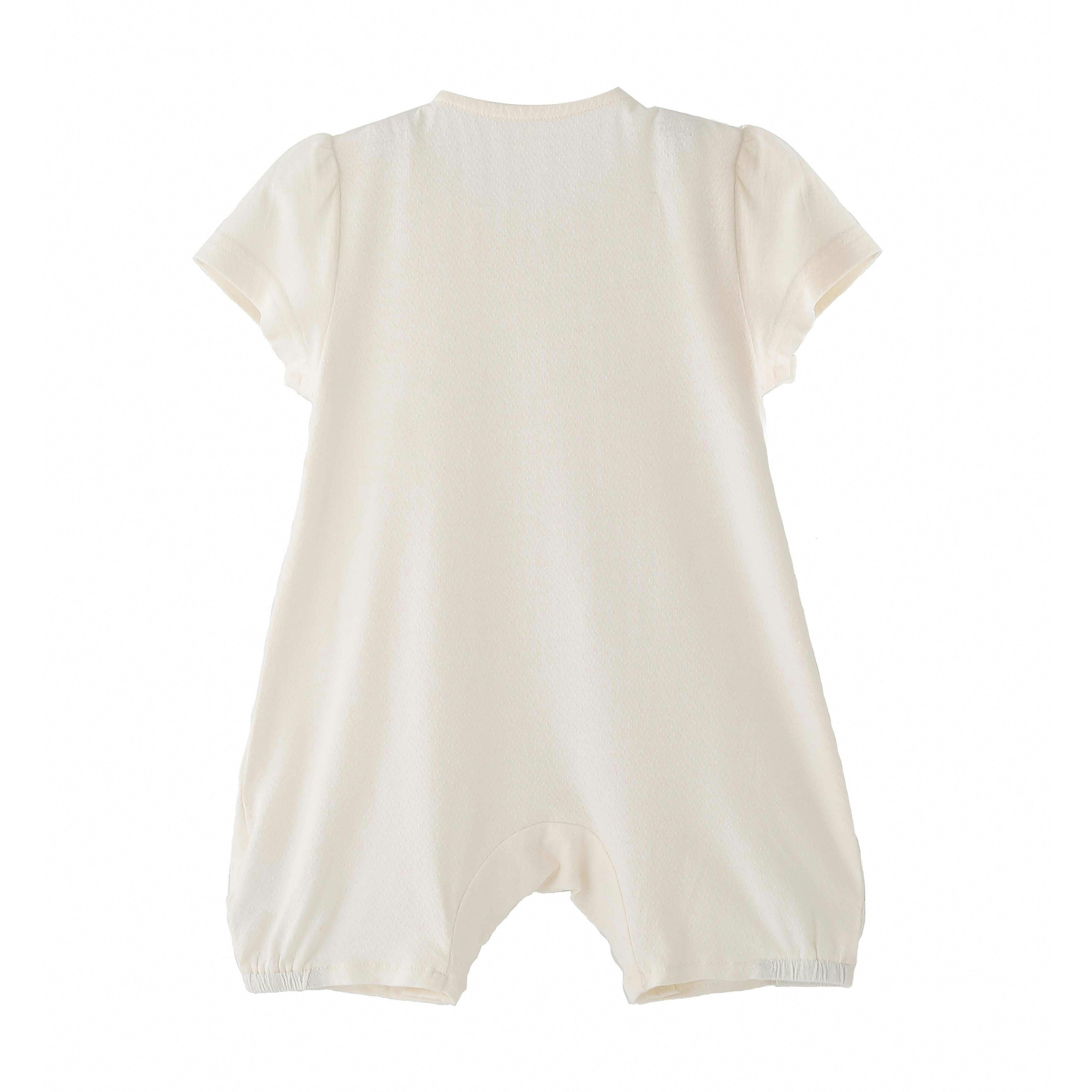 Cream Lace Collar Romper