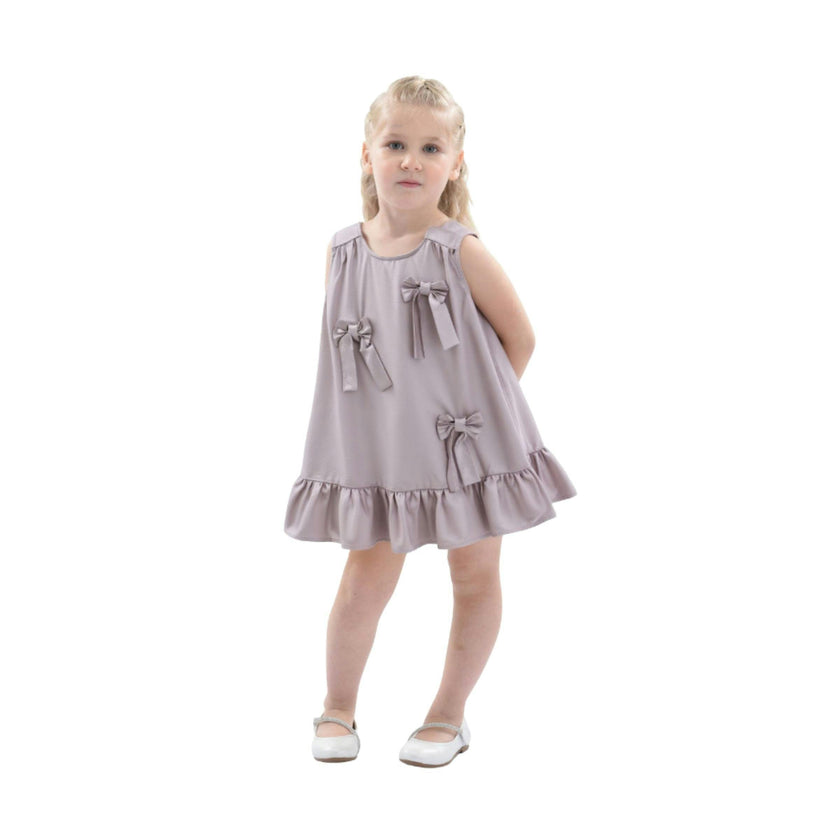 Purple Sofia Bow Dress