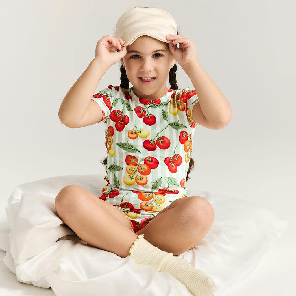 Cherry Tomatoes Classic Pajama Short Set