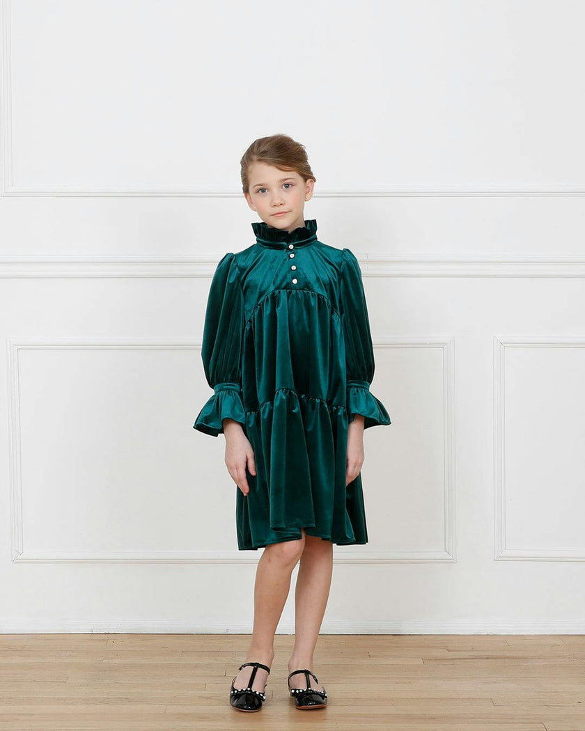 Evelyn dress (ruby red)