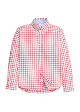 Button Down Shirt - Red Windowpane