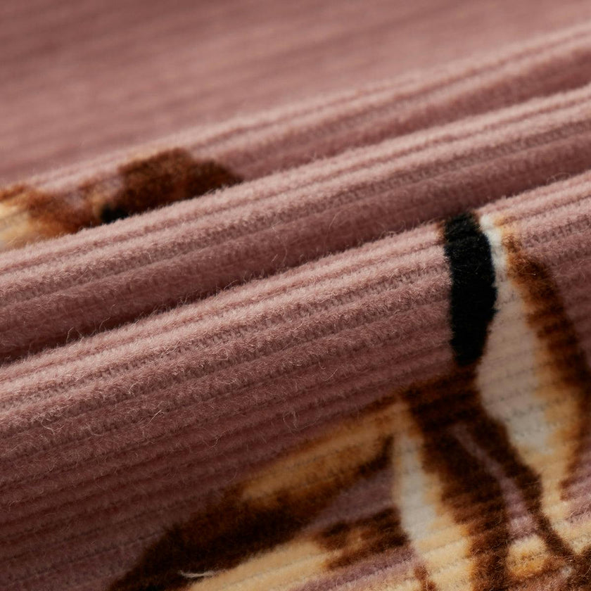Mushroom Corduroy Long Sleeve Top