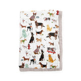 Cotton Muslin Baby Quilt - Woof