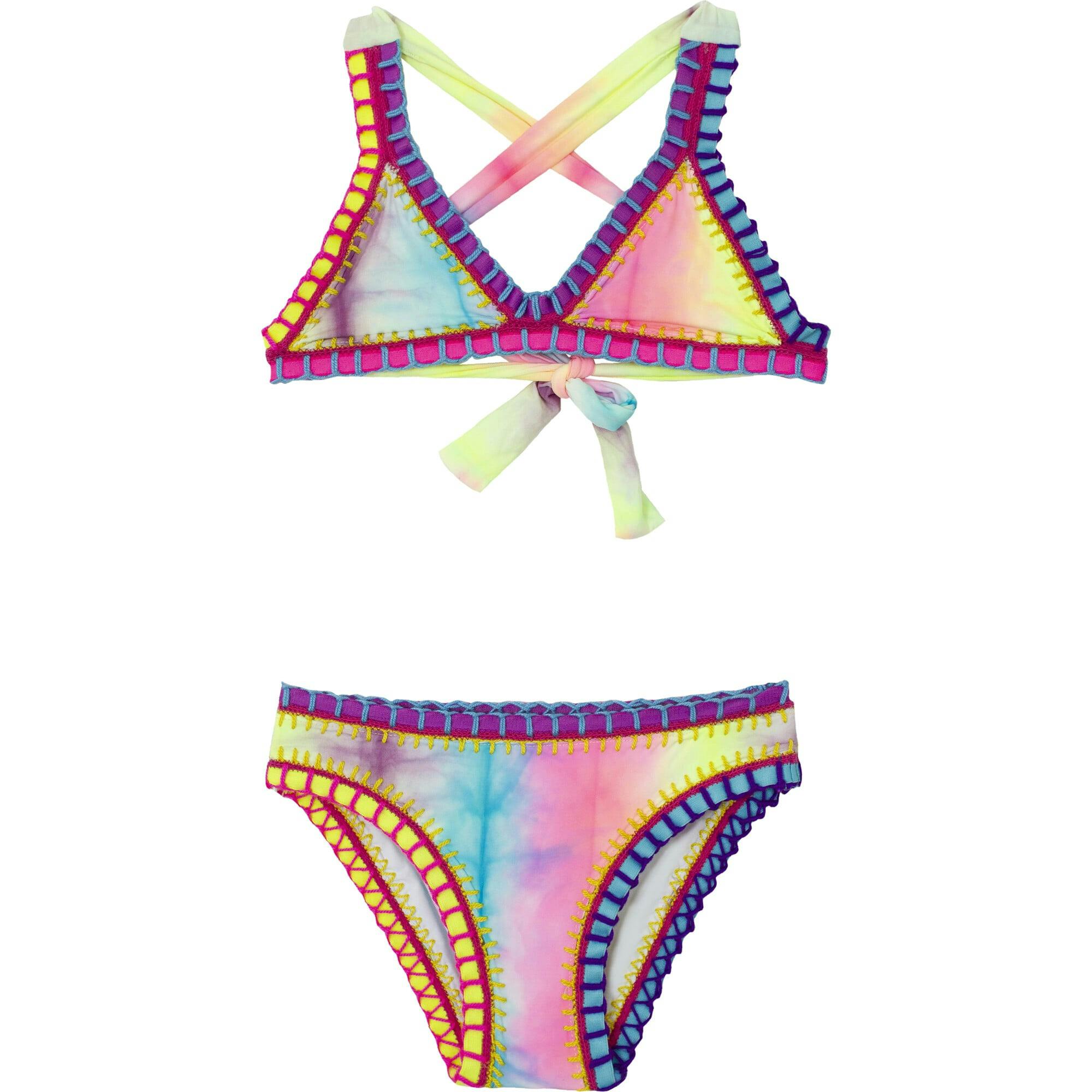 Rainbow Embroidered Bikini, Prints