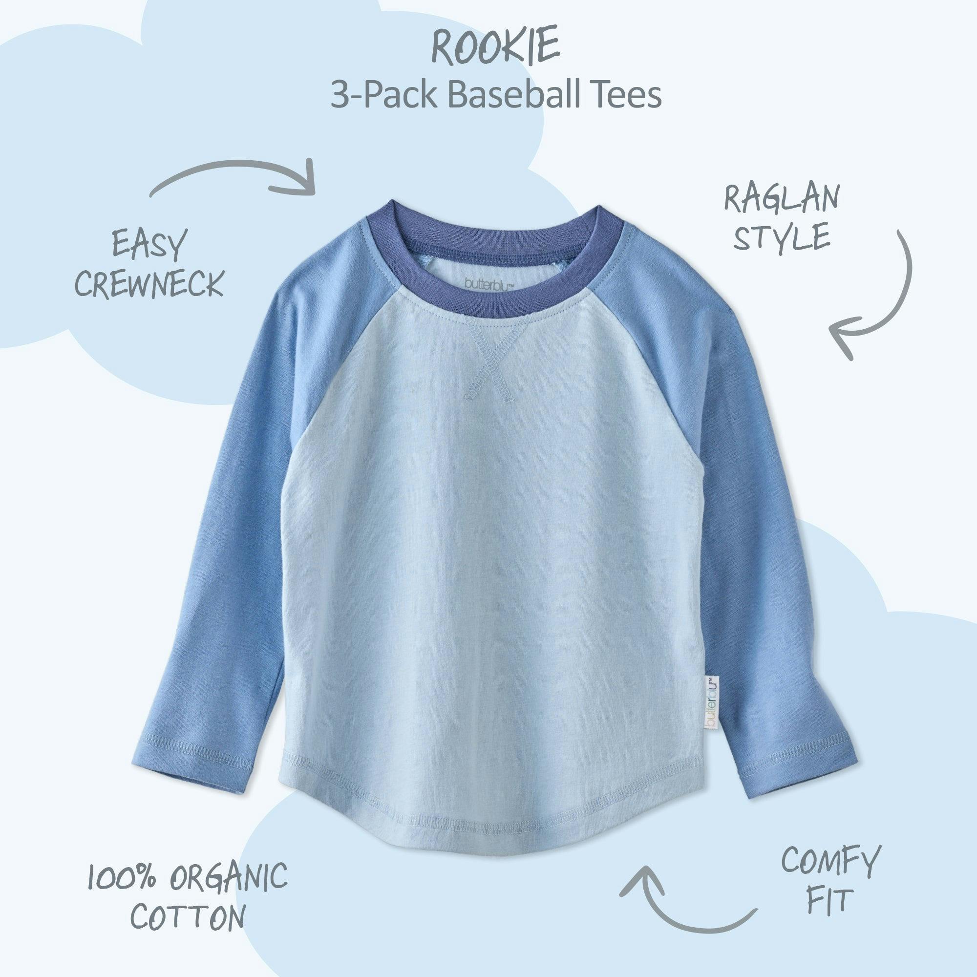 ROOKIE 3-Pack Baseball Tee