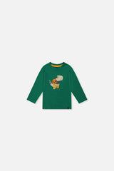 Baby Long Sleeve Organic Cotton T-Shirt Green