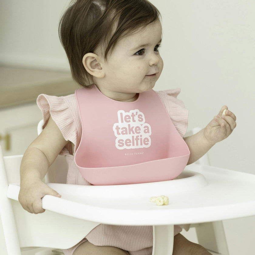Lets Take a Selfie Wonder Adjustable Silicon Bib