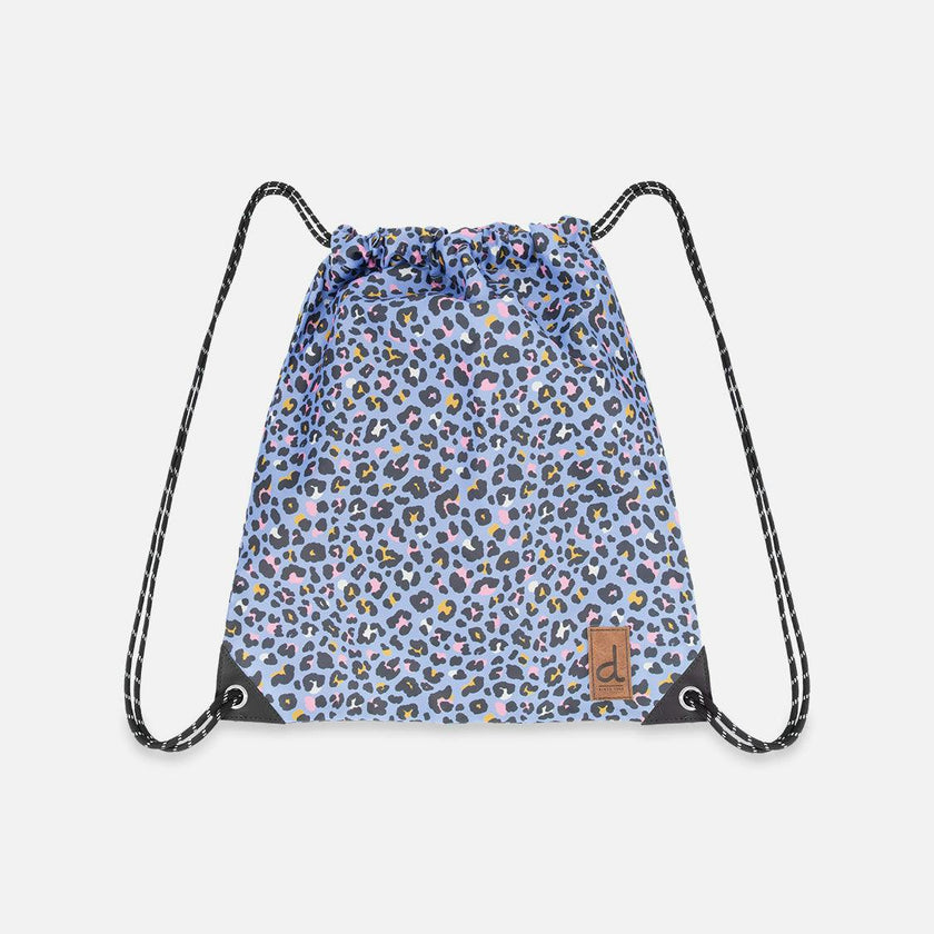 Little Girl Leopard Practical Lightweight Spacious Drawstring Bag