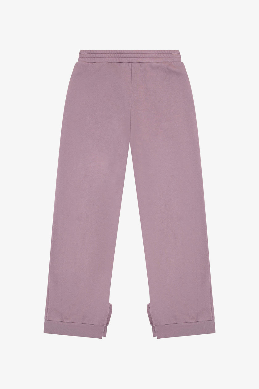 Tenly Cotton Fleece Split Hem Pocket Pant