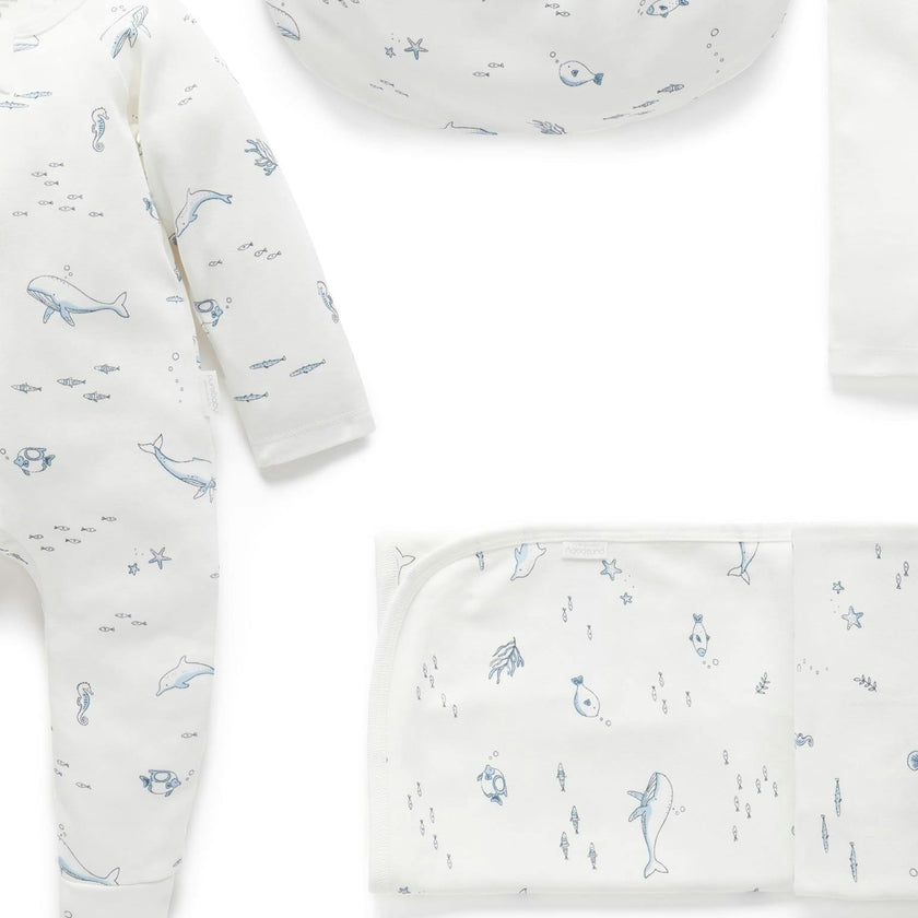 Newborn Hospital Pack Vanilla Nautical Pack