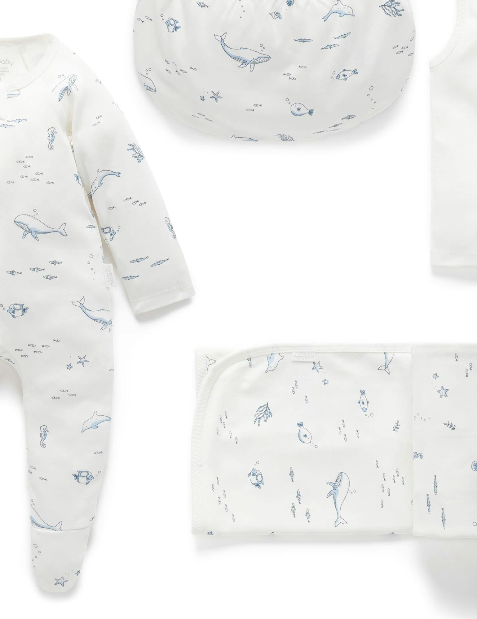 Newborn Hospital Pack Vanilla Nautical Pack
