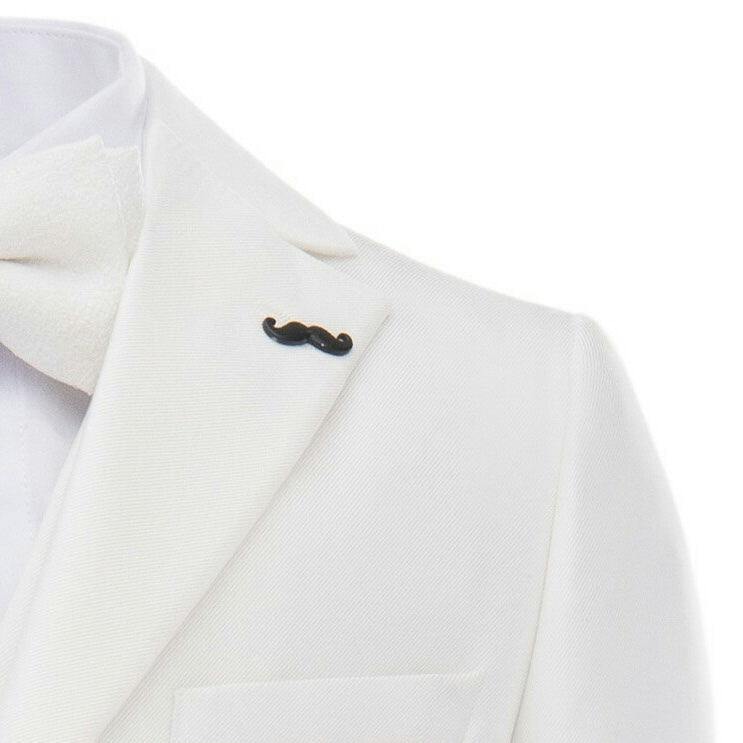 Cream 5pc Peak Lapel Tuxedo
