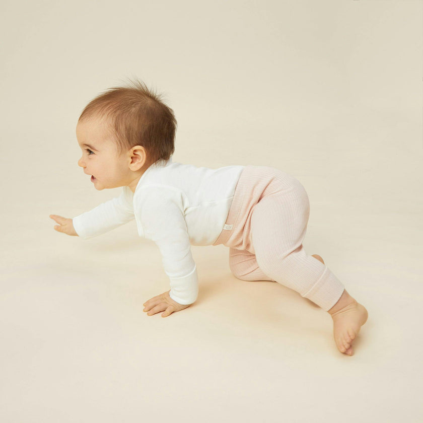 Ribbed Leggings - Blush