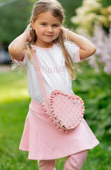 Pink Skirted Bow Jogger