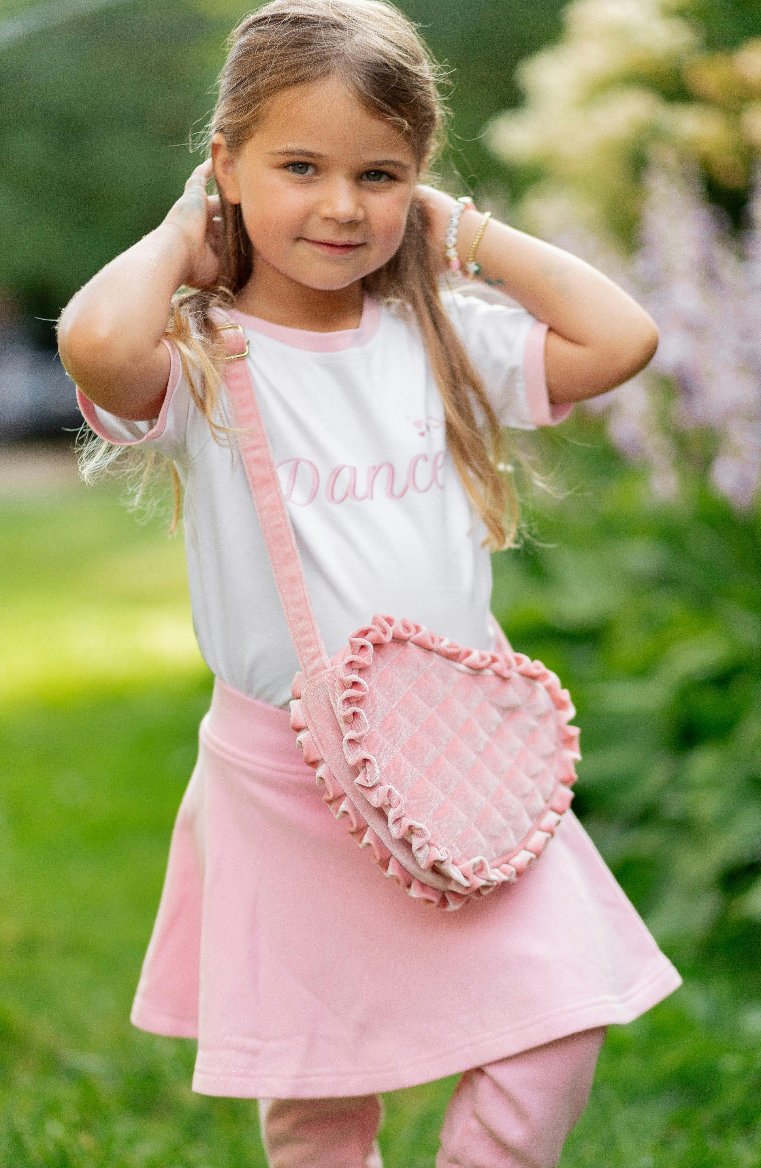 Pink Skirted Bow Jogger