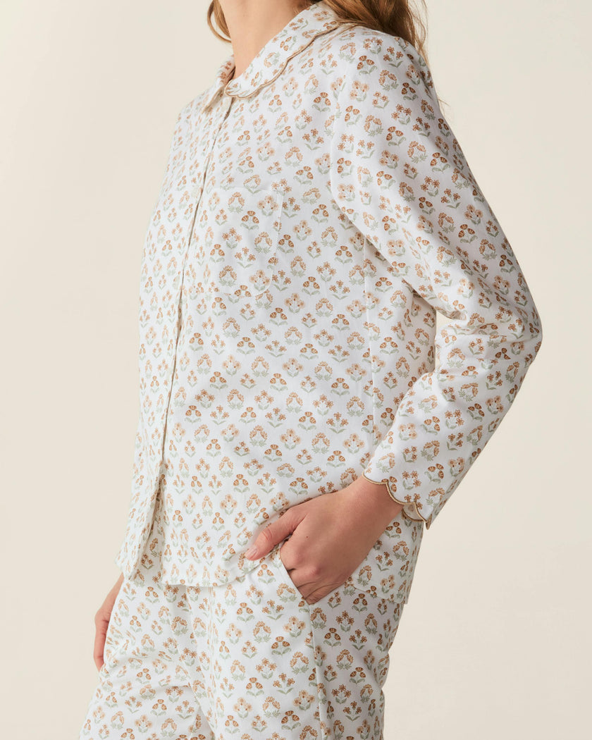 Women's Twill Colette Pajama Set in Estate Garden